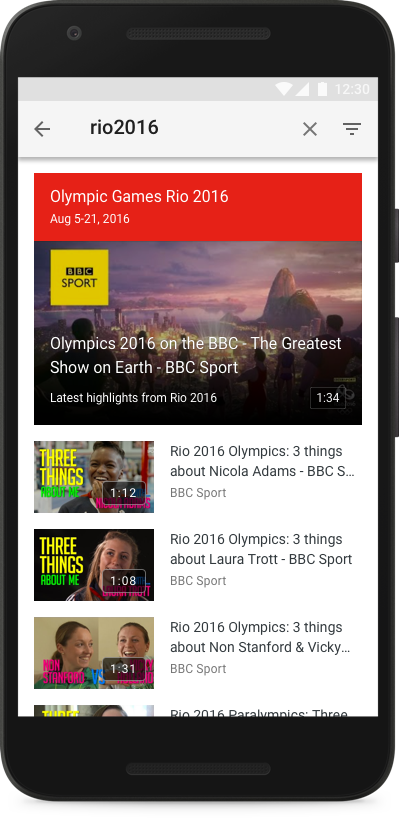 Google - YouTube - Olimpia - 2016 Rio