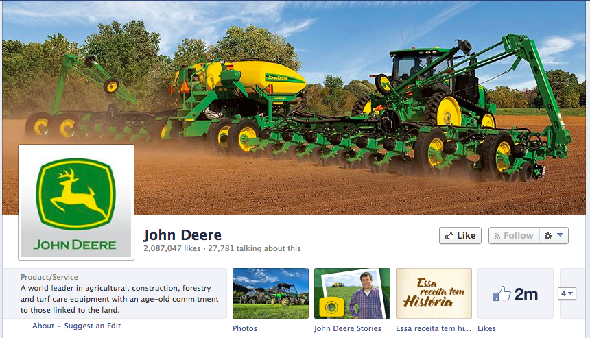 John-Deeres-Facebook-Page