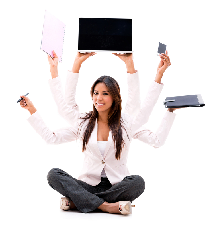 http://www.dreamstime.com/royalty-free-stock-images-business-woman-multitasking-isolated-over-white-background-image33551839