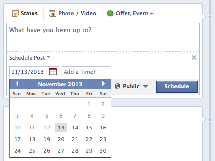 facebook-scheduling
