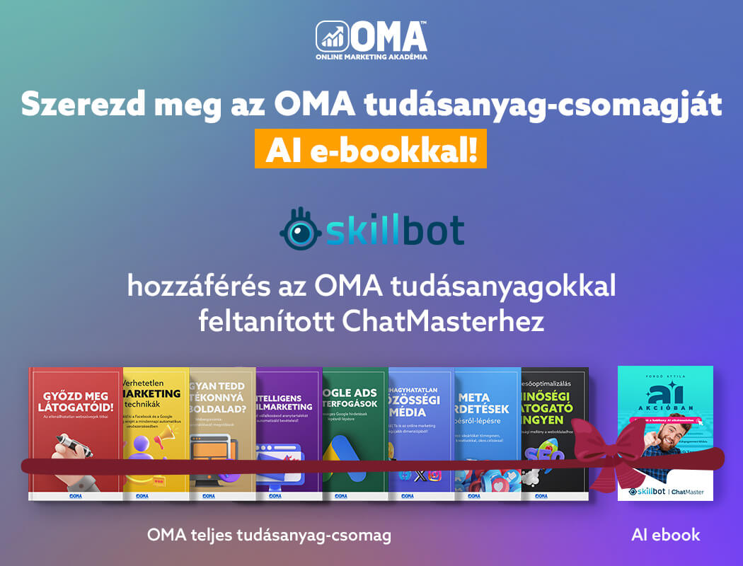 Szerezd meg az Online Marketing Akadémia tudásanyag-csomagját AI e-booklal!